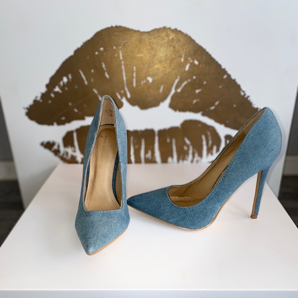 Demin High Heels 🦋